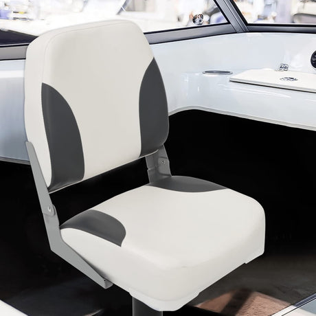 VidaXL siège bateau 1 ensemble boucle de fixation dossier bas pliable