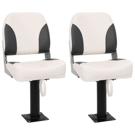 VidaXL chaise bateau 2 set pliable avec dossier bas