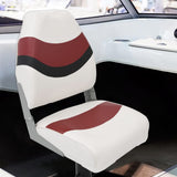 Vidaxx chaises bateau 2 pcs pliables avec dossier haut 44x38x55 cm