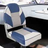 Vidaxx Ensemble de chaises bateau 2 pièces avec dossier haut, pliable