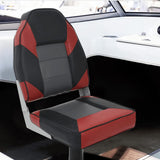 Vidaxx Ensemble de chaises bateau 4 pièces avec dossier haut, pliable