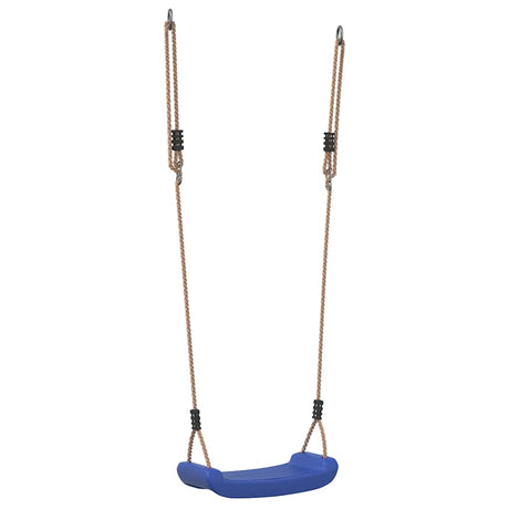Balançoire VidaXL pour enfants, corde réglable 1 personne, bleu
