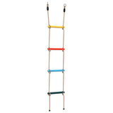 Échelle de corde VidaXL pour enfants avec 4 échelons, multicolore