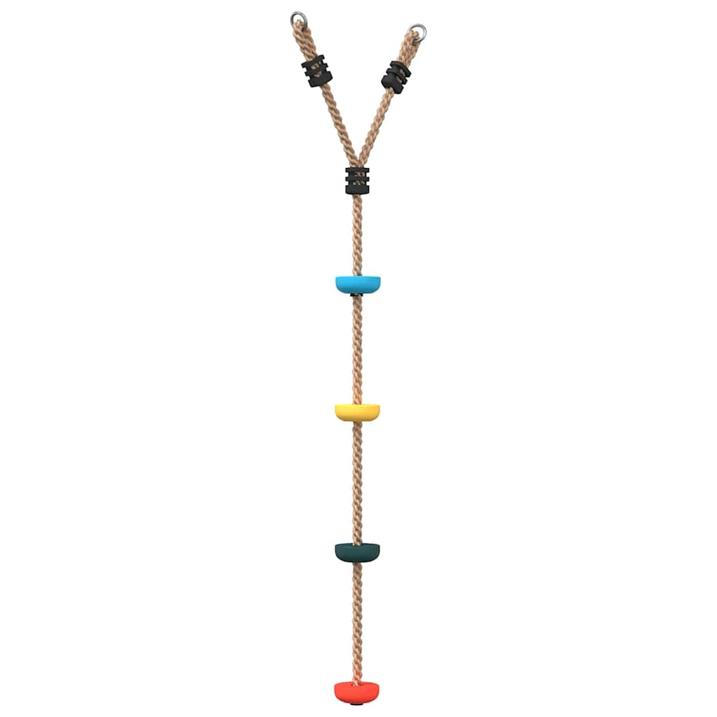 Vidaxl Climbing Swing med 4 skivor Multi -färgade