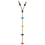 Balançoire d'escalade Vidaxl avec 4 disques, multicolore