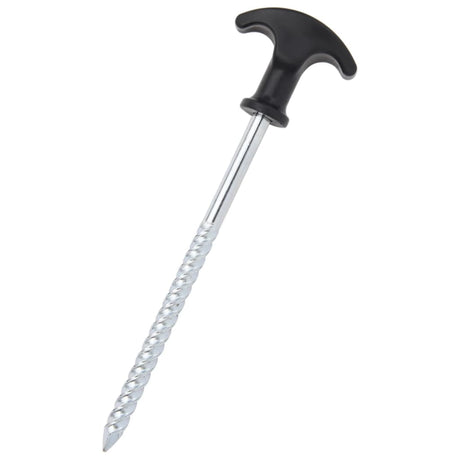Piquets de tente Vidaxl 24 pcs ø7 mm 17 cm acier galvanisé