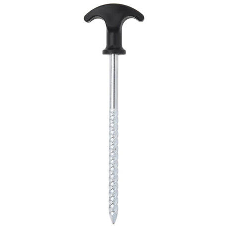 Piquets de tente Vidaxl 24 pcs ø7 mm 17 cm acier galvanisé