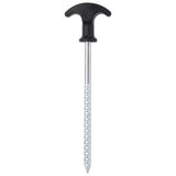 Piquets de tente Vidaxl 12 pcs ø7 mm 17 cm acier galvanisé