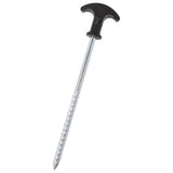 Piquets de tente Vidaxl 12 pcs ø7 mm 20 cm acier galvanisé