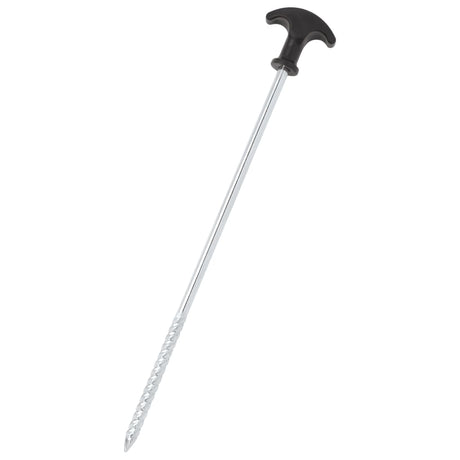 Piquets de tente Vidaxl 24 pcs ø7 mm 30 cm acier galvanisé