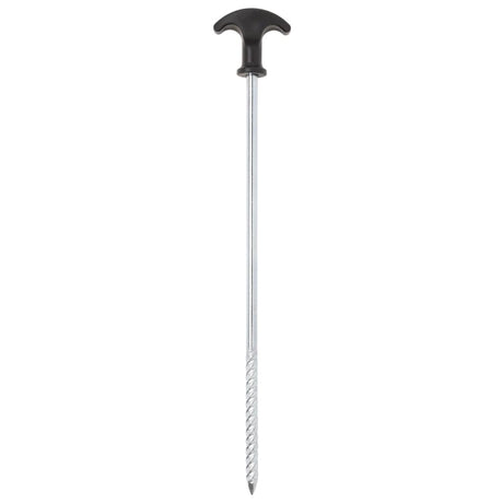 Piquets de tente Vidaxl 24 pcs ø7 mm 30 cm acier galvanisé
