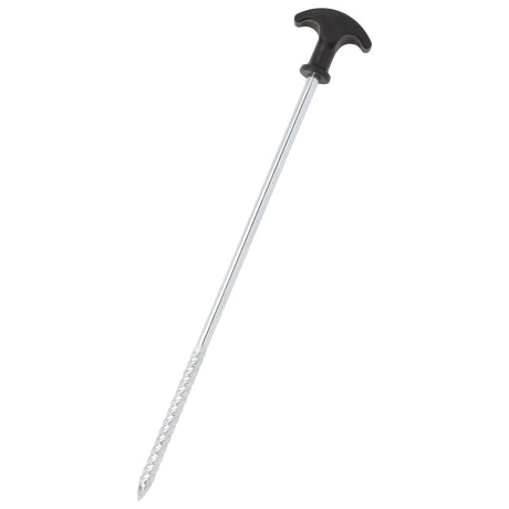 Piquets de tente Vidaxl 12 pcs ø7 mm 30 cm acier galvanisé