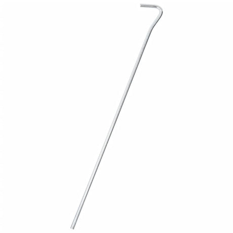 Piquets de tente Vidaxl 50 pcs ø5 mm 30 cm acier galvanisé