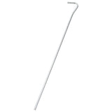 Piquets de tente Vidaxl 25 pcs ø5 mm 30 cm acier galvanisé