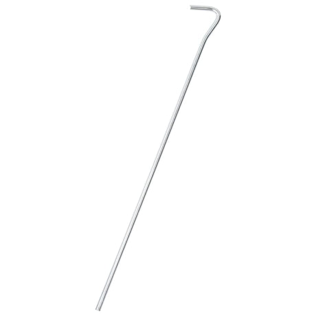 Piquets de tente Vidaxl 25 pcs ø5 mm 30 cm acier galvanisé