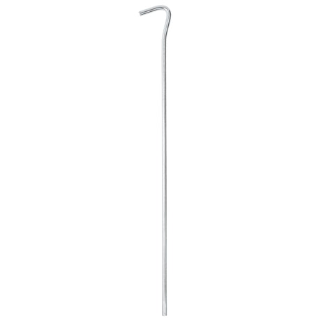 Piquets de tente Vidaxl 25 pcs ø5 mm 30 cm acier galvanisé