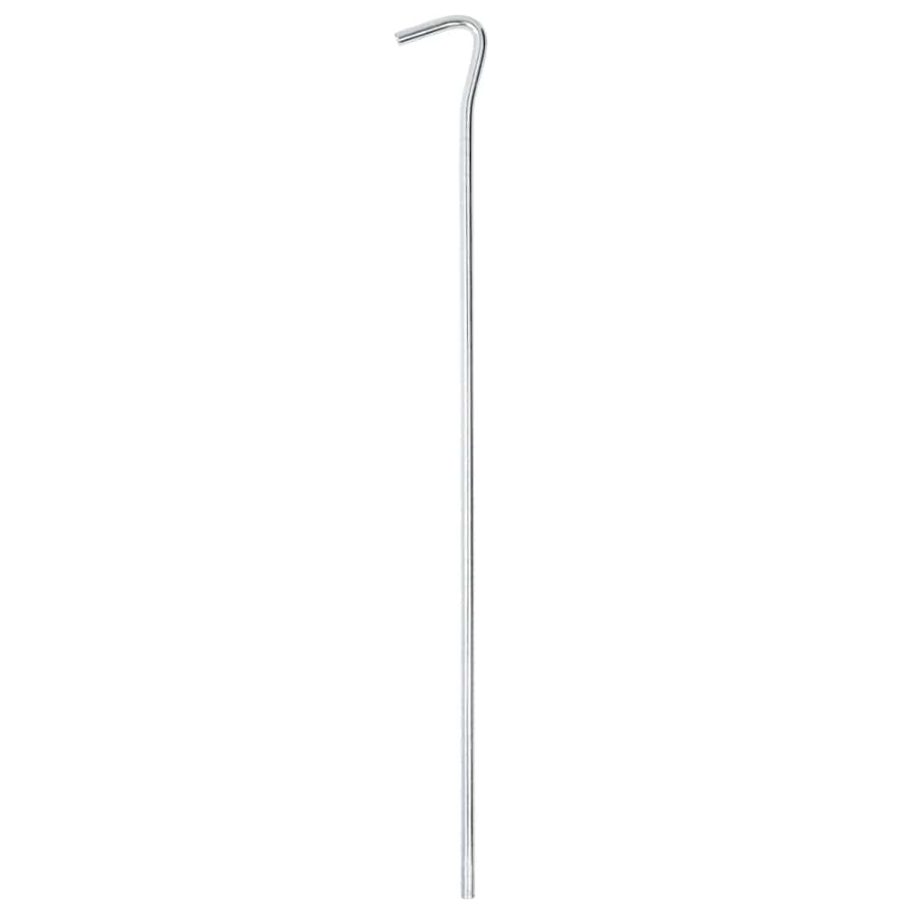 Piquets de tente Vidaxl 50 pcs ø7 mm 30 cm acier galvanisé
