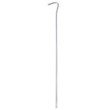 Piquets de tente Vidaxl 50 pcs ø7 mm 30 cm acier galvanisé