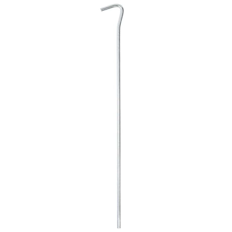 Piquets de tente Vidaxl 50 pcs ø7 mm 30 cm acier galvanisé