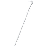 Piquets de tente Vidaxl 25 pcs ø7 mm 30 cm acier galvanisé