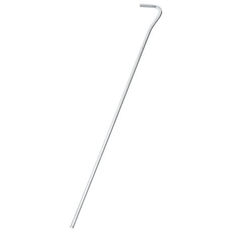 Piquets de tente Vidaxl 25 pcs ø7 mm 30 cm acier galvanisé