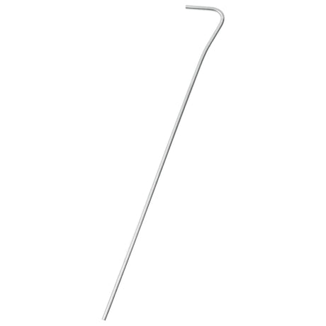 Piquets de tente Vidaxl 50 pcs ø3 mm 23 cm acier galvanisé