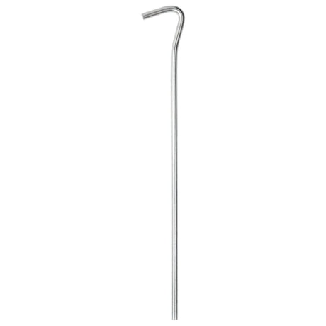 Piquets de tente Vidaxl 50 pcs ø5 mm 23 cm acier galvanisé