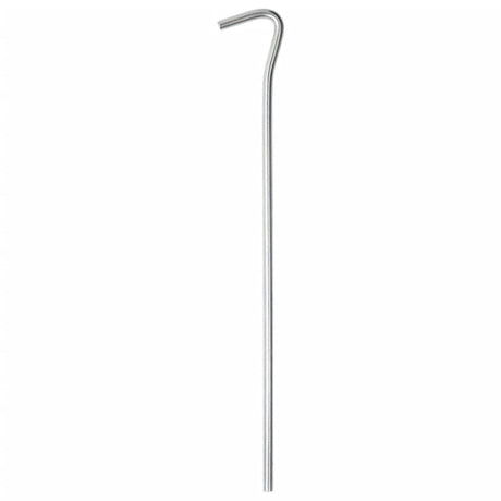 Piquets de tente Vidaxl 25 pcs ø5 mm 23 cm acier galvanisé