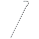Piquets de tente Vidaxl 25 pcs ø7 mm 23 cm acier galvanisé