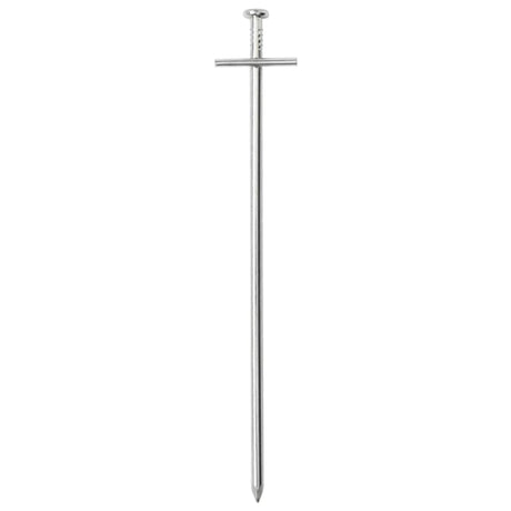 Piquets de tente Vidaxl 24 pcs ø6 mm 23 cm acier galvanisé