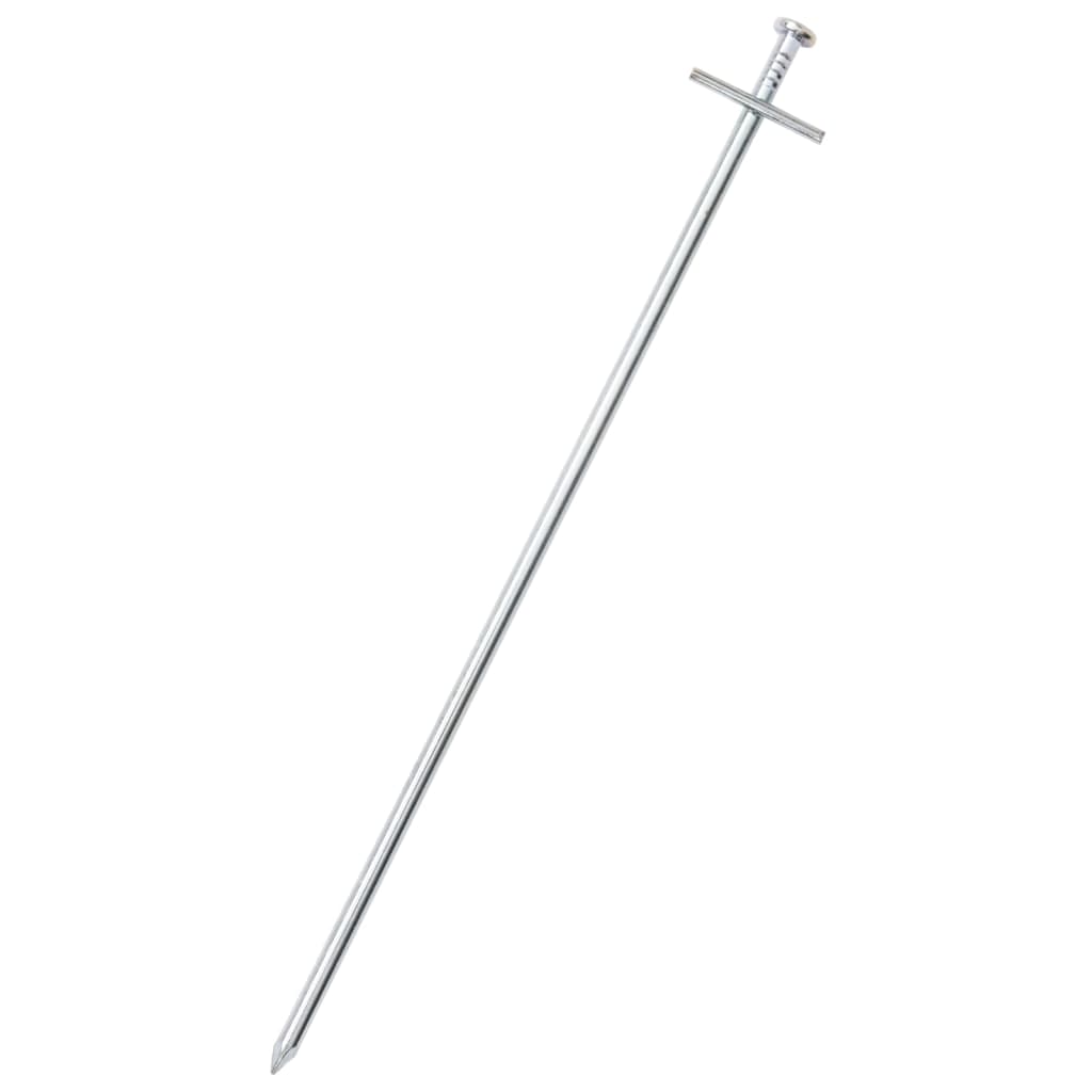 Piquets de tente Vidaxl 24 pcs ø6 mm 29,5 cm acier galvanisé