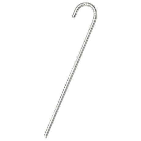 Piquets de tente Vidaxl 6 pcs ø10 mm 37 cm acier galvanisé
