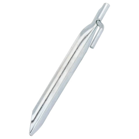 Vidaxl piquets de tente 24 pcs en forme de V ø20 mm 17 cm acier galvanisé