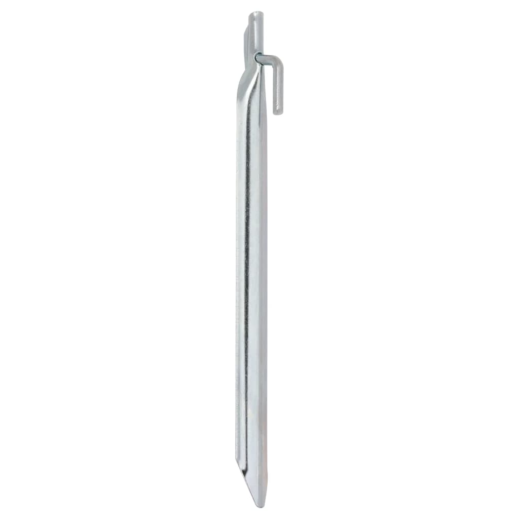 Vidaxl piquets de tente 24 pcs en forme de V ø20 mm 25 cm acier galvanisé