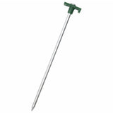 Vidaxl piquets de tente 24 pcs 7 mm 25 cm acier galvanisé polypropylène