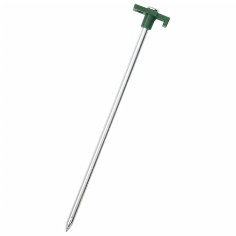 Vidaxl piquets de tente 24 pcs 7 mm 25 cm acier galvanisé polypropylène