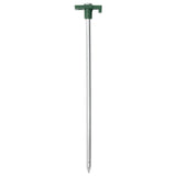 Vidaxl piquets de tente 24 pcs 7 mm 25 cm acier galvanisé polypropylène
