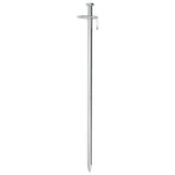 Piquets de tente Vidaxl 24 pcs 8 mm 30 cm en acier galvanisé