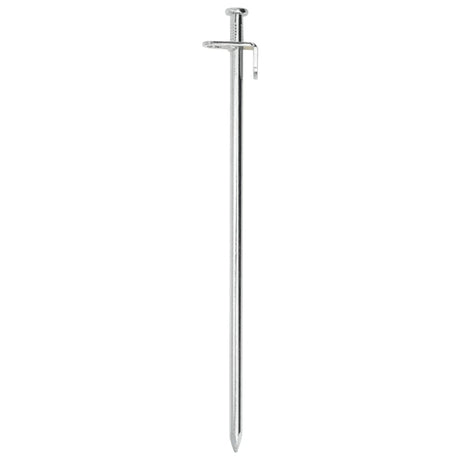 Piquets de tente Vidaxl 24 pcs 8 mm 30 cm en acier galvanisé
