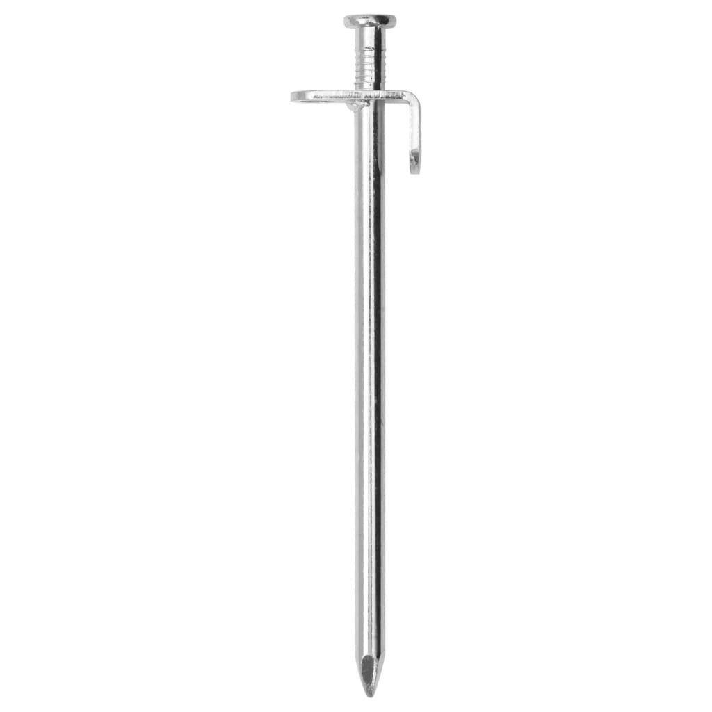 Piquets de tente Vidaxl 24 pcs 8 mm 19,5 cm en acier galvanisé