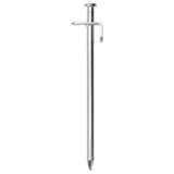 Piquets de tente Vidaxl 24 pcs 8 mm 19,5 cm en acier galvanisé