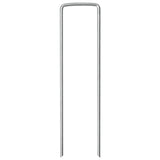 Vidaxx piquets de sol 25 pcs en forme de U 15x3,5 cm en acier galvanisé