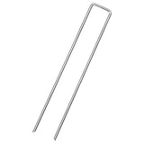 Vidaxx piquets de sol 25 pcs en forme de U 20x4 cm en acier galvanisé
