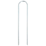 Vidaxx piquets de sol 25 pcs en forme de U 20x3,5 cm en acier galvanisé