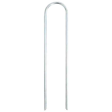 Vidaxx piquets de sol 25 pcs en forme de U 20x3,5 cm en acier galvanisé