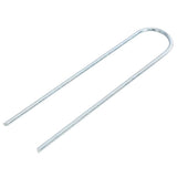 Vidaxx piquets de sol 50 pcs en forme de U 20x3,5 cm acier galvanisé
