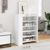 Vidaxx meuble à chaussures 74,5x37,5x100 cm bois d'ingénierie blanc