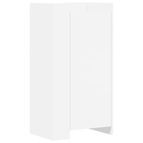 Vidaxx meuble à chaussures 52x37,5x100 cm bois d'ingénierie blanc