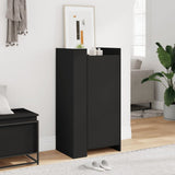 Vidaxx armoire à chaussures 52x37,5x100 cm bois fini noir