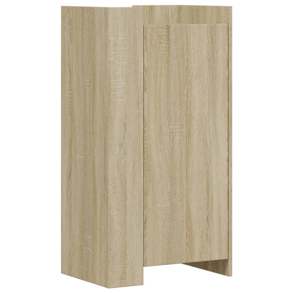 Vidaxxl meuble à chaussures 52x37,5x100 cm en dérivé du bois couleur chêne sonoma